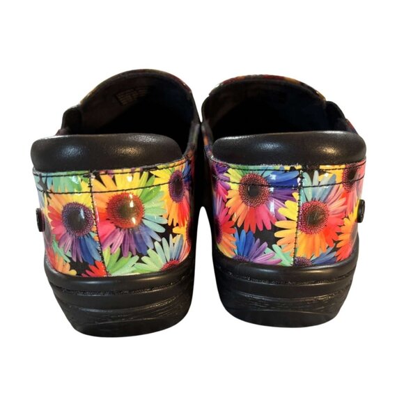 Womens Klogs Footwear Moxy Floral Multicolor Slip-On Work Shoes Size 6.5M - Picture 4 of 9